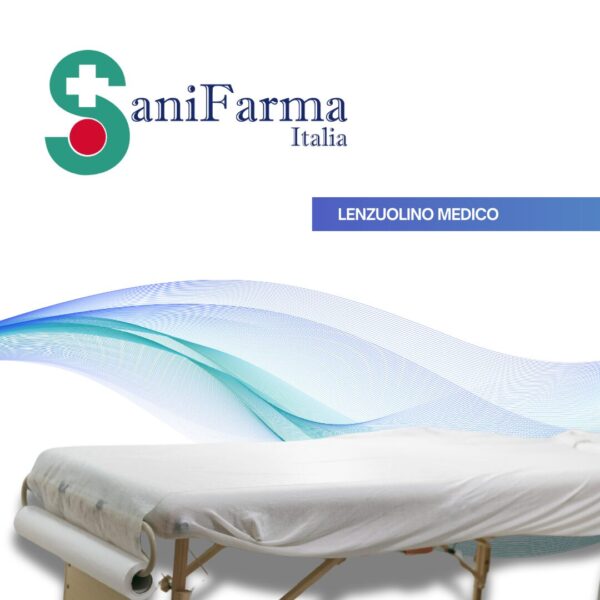 Lenzuolino medico 60 cm x 70 in pura ovatta di cellulosa, 2 veli – confezione da 6 rotoli - SaniRolls - immagine 3