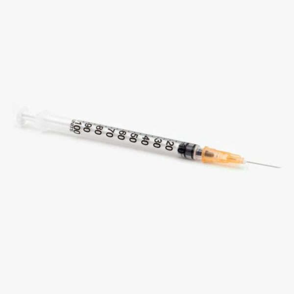 Siringhe insulina 1ml luer G25x5/8 ago 0,50x16mm RAYS (100pz)