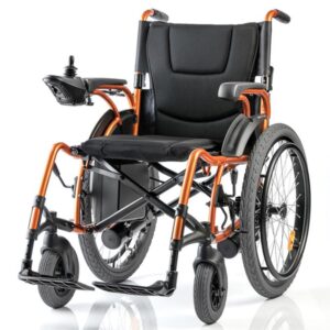 CARROZZINA ELETTRICA - ruote posteriori 24” con corrimano cod 43291