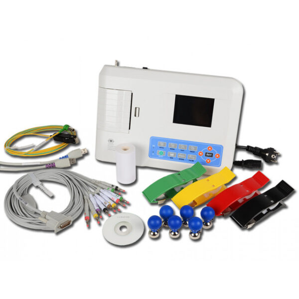 Elettrocardiografo Ecg Contec 300g - 3 canali con display per 12 derivazioni