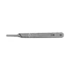 Manico portalame Swann-Morton N. 4 graduato in acciaio inox per lame da bisturi N. 20-24